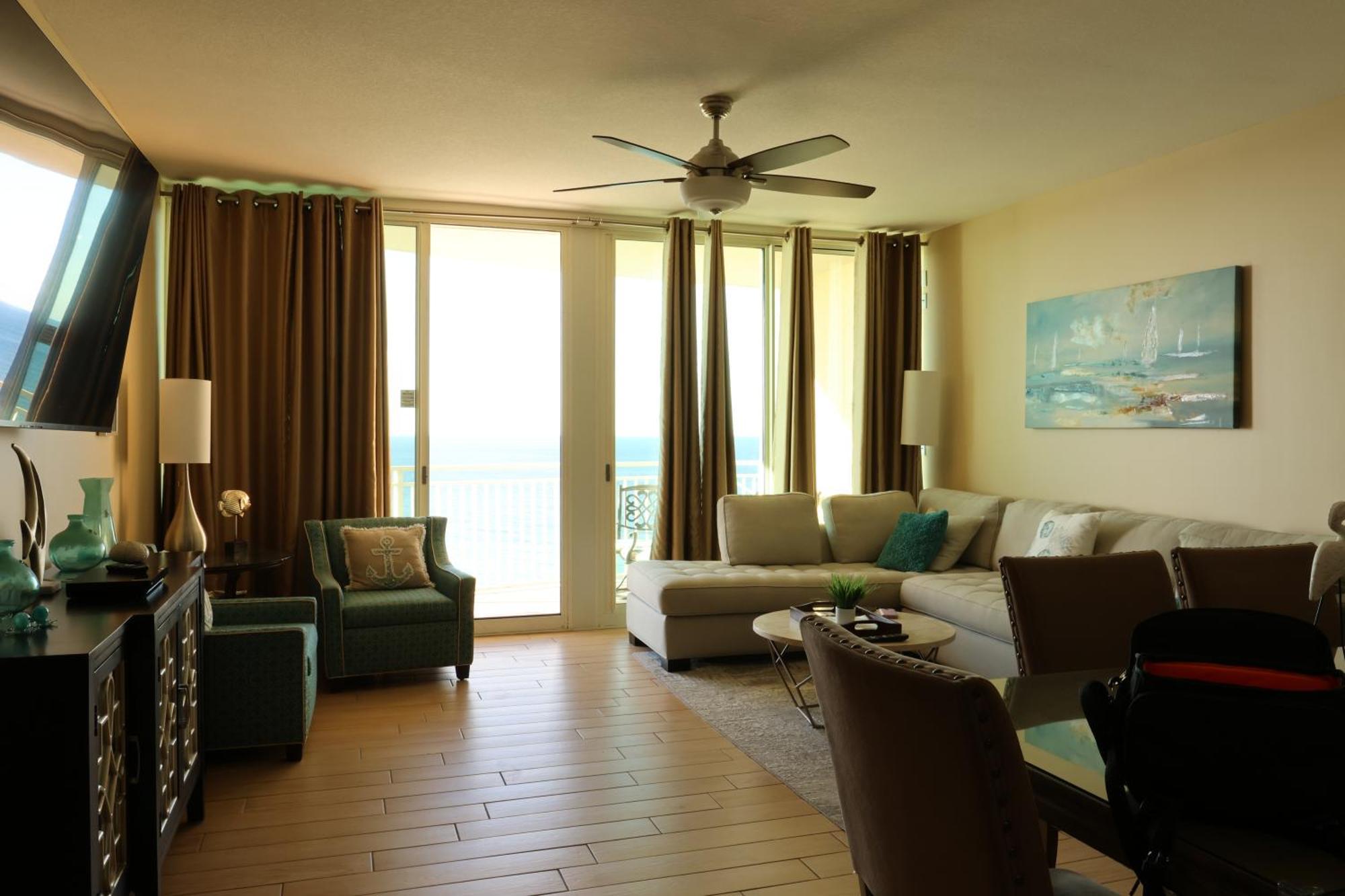 Aqua 1504 Beachfront Condo With Free Beach Chairs Panama Stadt Exterior foto