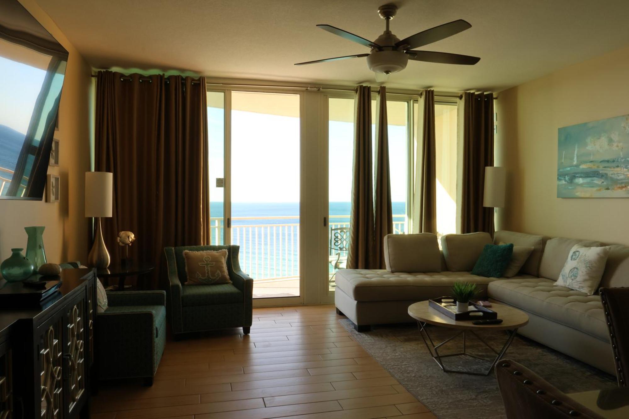 Aqua 1504 Beachfront Condo With Free Beach Chairs Panama Stadt Exterior foto